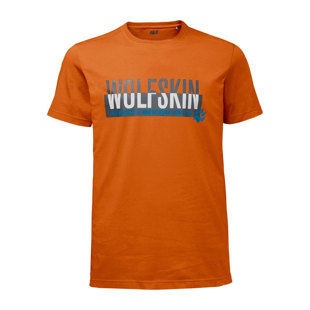 Jack Wolfskin Slogan Mens T-Shirt