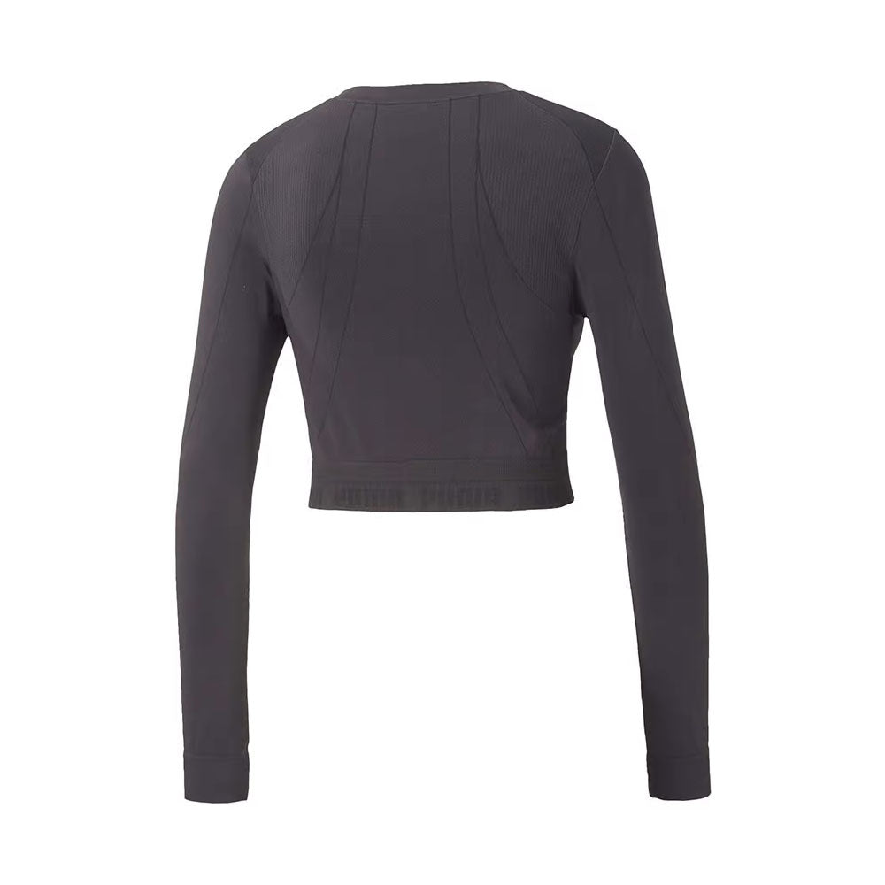Puma Evoknit Seamless Womens Long Sleeve Crop Shirt