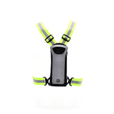 Six Peaks LED Reflective Running Vest with Phone Holder